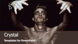  Presentation with antisocial - PPT theme featuring sex law - bad boy concept a portrait background and a tawny brown colored foreground