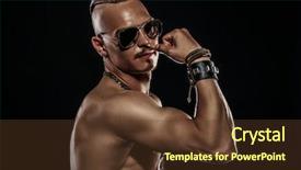  Presentation with mma - PPT theme having sex law - fight club mma portrait background and a tawny brown colored foreground