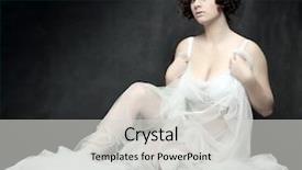  Presentation with sex - PPT theme with sex posation - beautiful slenderness young woman background and a light gray colored foreground