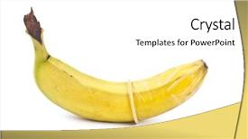  Presentation with condom sex - Slides consisting of sex toys - banana in condom background and a white colored foreground