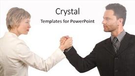  Presentation with man and woman divorce drawing - Cool new PPT theme with  backdrop and a  colored foreground.