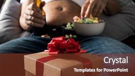  Presentation with closeup of bees flying - Beautiful presentation theme featuring sexism - closeup of a gift backdrop and a  colored foreground