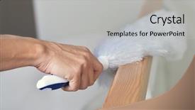  Presentation with white house - Amazing slide deck having sexism - closeup of a young man backdrop and a light gray colored foreground