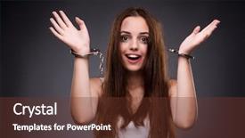  Presentation with discrimination - Presentation having sexual assault - woman in violence and discrimination background and a tawny brown colored foreground