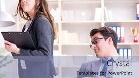  Presentation with sexual harassment - PPT layouts having sexual harassment concept with man background and a light blue colored foreground