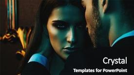  Presentation with elegant - PPT layouts featuring sexual passionate couple in elegant background and a black colored foreground