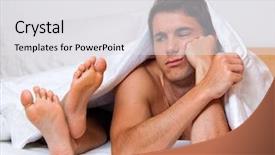  Presentation with sexuality - Theme having sexuality - couple in love background and a white colored foreground