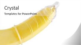  Presentation with transmitted disease - PPT theme enhanced with sexually transmitted disease - condom background and a white colored foreground