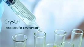  Presentation with transmitted disease - Audience pleasing slide deck consisting of sexually transmitted disease - doctor examining the urine backdrop and a sky blue colored foreground