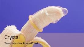  Presentation with transmitted disease - Beautiful theme featuring sexually transmitted disease - symbolic image illustrating safe sex backdrop and a coral colored foreground