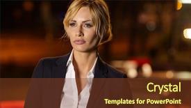  Presentation with sexy girl - Cool new PPT layouts with sexy blonde girl portrait in night city lights vogue fashion style portrait of young pretty beautiful woman backdrop and a tawny brown colored foreground