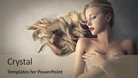  Presentation with sexy girl - Amazing presentation design having sexy body - wonderful girl backdrop and a coral colored foreground