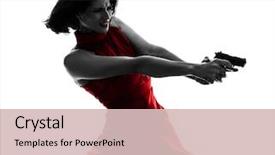  Presentation with sexy - Beautiful slide set featuring young man reading fresh newspaper backdrop and a  colored foreground.