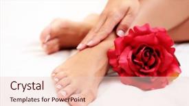  Presentation with black babies hands and feet - Audience pleasing presentation consisting of sexy female feet and hands backdrop and a lemonade colored foreground