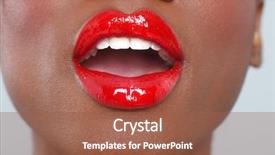  Presentation with elementary school african american female - Colorful slides enhanced with sexy lips - african american woman backdrop and a tawny brown colored foreground