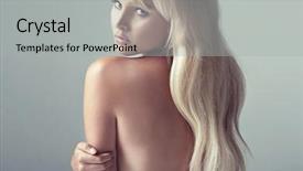  Presentation with kids beauty pageant - Cool new theme with sexy lips - perfect female beauty backdrop and a light gray colored foreground