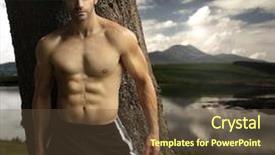  Presentation with outdoor mall - Amazing presentation theme having sexy men - outdoor natural portrait backdrop and a tawny brown colored foreground