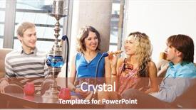  Presentation with hookah - Audience pleasing slides consisting of sexy people smoking hookah backdrop and a red colored foreground