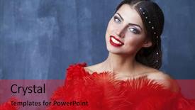  Presentation with traditional dancing - Amazing slide set having sexy woman traditional spanish flamenco backdrop and a  colored foreground