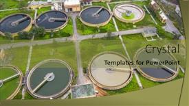  Presentation with sewage treatment plant - 