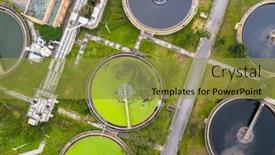  Presentation with sewage treatment plant - 