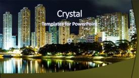  Presentation with simple japan hong kong - Presentation consisting of sha tin in hong kong at night background and a wine colored foreground