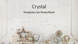  Presentation with country christmas - Presentation theme consisting of shabby chic white beige christmas background and a white colored foreground