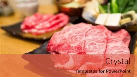  Presentation with shabu - Slide set enhanced with shabu-shabu background and a red colored foreground