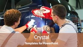  Presentation with sand samples - PPT layouts consisting of shade in a car body background and a coral colored foreground