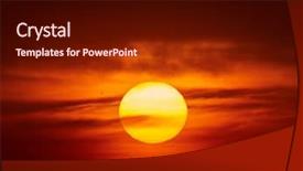  Presentation with color orange - Presentation design having shades of yellow red background and a wine colored foreground