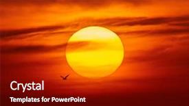  Presentation with color orange - Slide deck consisting of shades of yellow red background and a black colored foreground