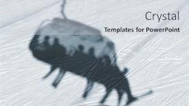  Presentation with lift - Colorful PPT layouts enhanced with shadow-of-ski-lift backdrop and a lemonade colored foreground