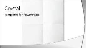  Presentation with fold - Theme featuring shadows excellent for overlaying project background and a white colored foreground