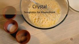  Presentation with gardening healthy food cooking - Slides with shake by cook hands steps background and a coral colored foreground