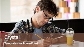  Presentation with creative writing - Cool new presentation theme with shakes free - lifestyle creativity freelance inspiration backdrop and a tawny brown colored foreground