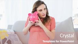  Presentation with pregnant woman in hospital - PPT layouts with shakes free - lovely pregnant woman shaking background and a  colored foreground