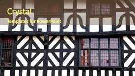  Presentation with shakespeare - Beautiful slides featuring shakespeare - detail of a timbered building backdrop and a tawny brown colored foreground