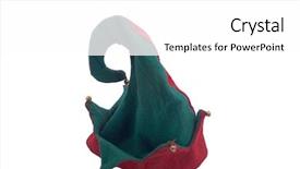  Presentation with baby jesus christmas rustic isolated - Slides with shakespeare - jester looking christmas hat isolated background and a  colored foreground