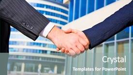  Presentation with done - Beautiful slides featuring shale - business done backdrop and a  colored foreground