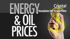  Presentation with energy gas - Audience pleasing presentation design consisting of shale gas - hand writing the text energy backdrop and a dark gray colored foreground