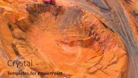  Presentation with emissions - Slide deck consisting of shale-mining-from-above-aerial background and a gold colored foreground