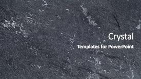  Presentation with rock stone - Beautiful theme featuring shale rock - closeup of a black slate backdrop and a dark gray colored foreground