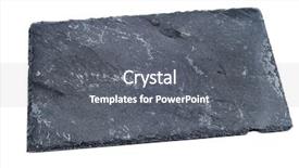  Presentation with rock stone - Amazing PPT layouts having shale rock - piece of slate stone backdrop and a gray colored foreground