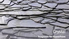  Presentation with rustic - Theme with shale rock - rustic background of decorative black background and a gray colored foreground