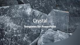  Presentation with rustic - Presentation theme having shale rock - rustic background of decorative black background and a gray colored foreground