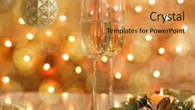  Presentation with decor - Slides having shallow depth of field focus background and a yellow colored foreground