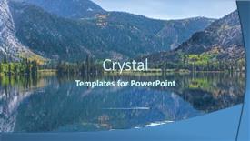  Presentation with journey - Slide deck with shallow-lake-with-clear-water background and a ocean colored foreground