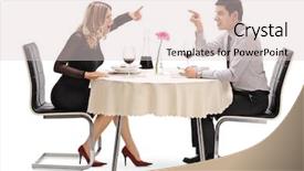  Presentation with angry - Theme featuring shameless - angry couple arguing with each background and a  colored foreground