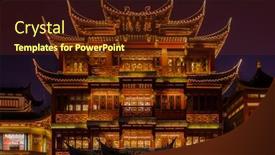  Presentation with ancient china - Presentation theme enhanced with shanghai-april-7-ancient-tea background and a tawny brown colored foreground