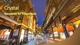  Presentation with china shanghai - Amazing presentation having shanghai china at yuyuan gardens backdrop and a tawny brown colored foreground